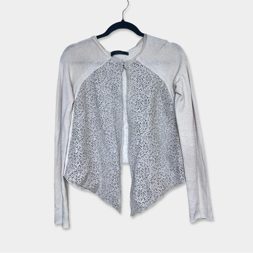 SIMONA BARBIERI TWIN-SET Cardigan Size S Beige Color Hook Closure Pre-Owned